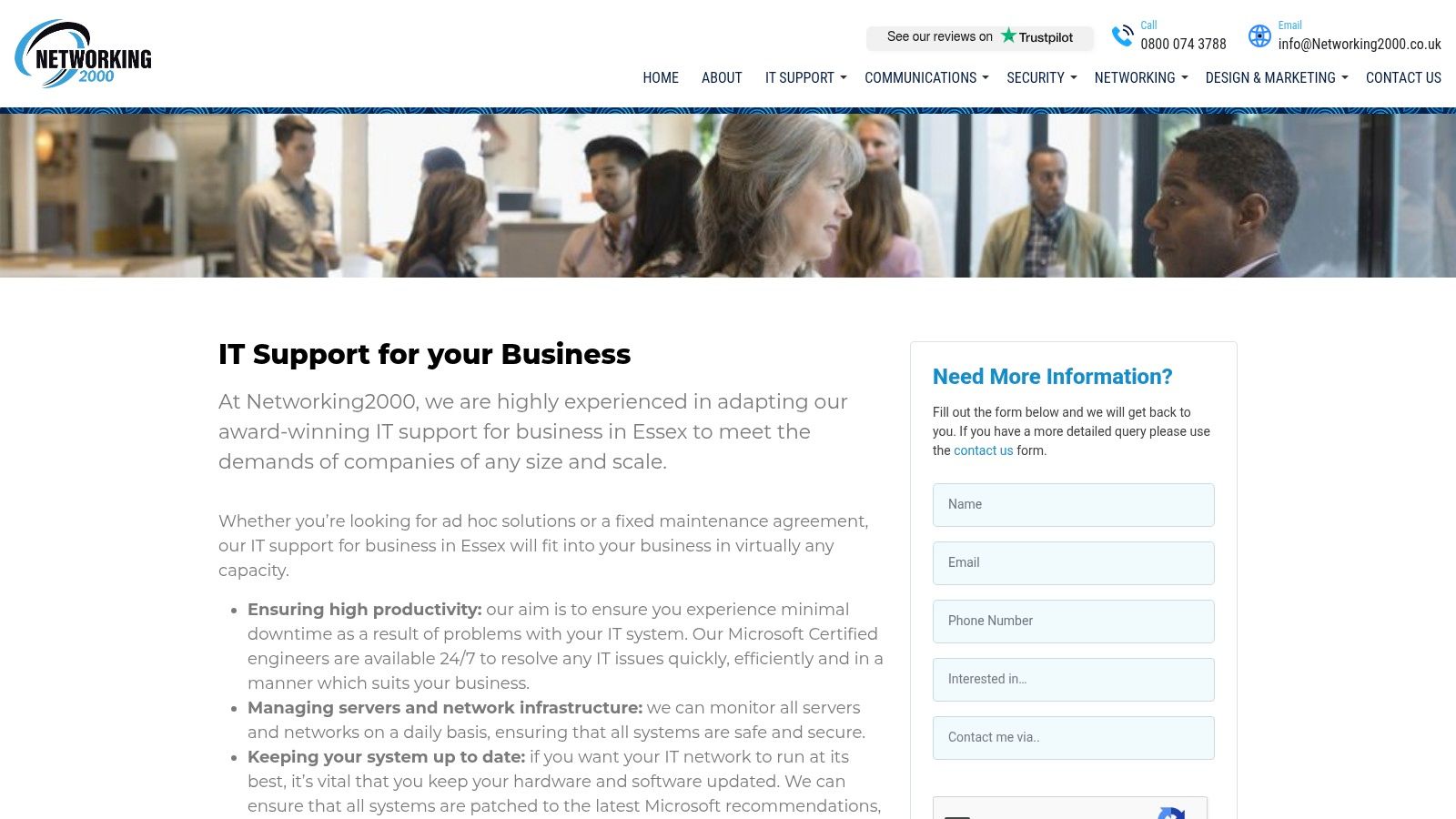 Screenshot from https://www.networking2000.co.uk/it-support/it-support-for-your-business/